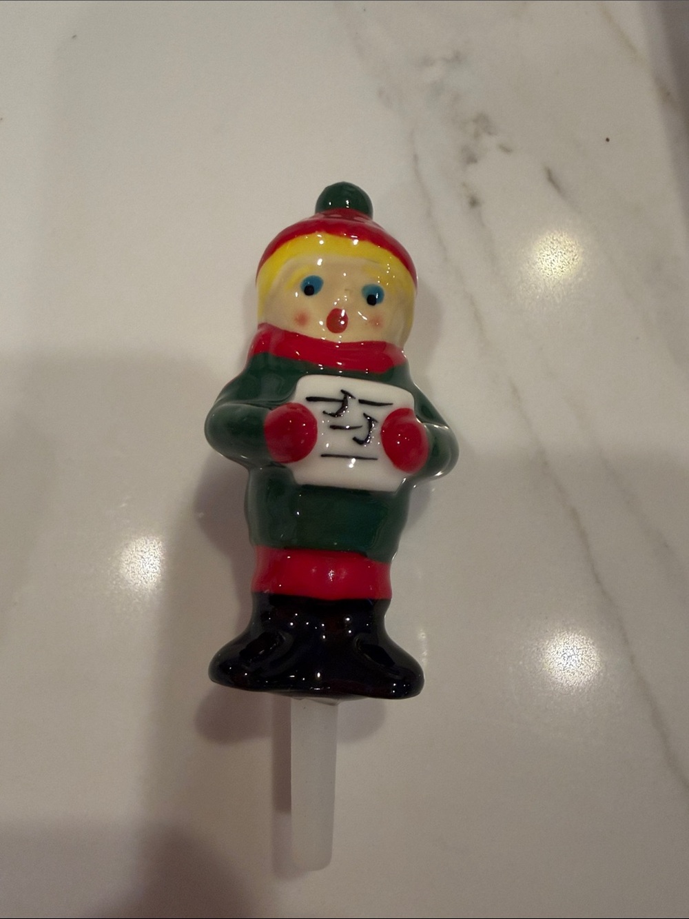 Nora Fleming Mini A287 “Fa La La La” Holiday Caroler